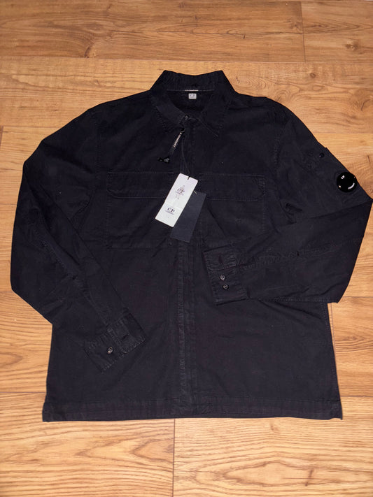 CP company black overshirt. Size Large.